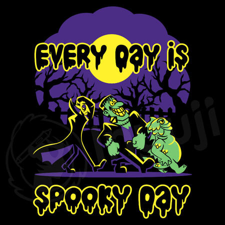 Every Day is Spooky Day: shirt design